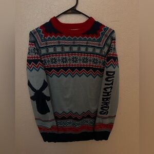 Dutch bros thick Christmas sweater